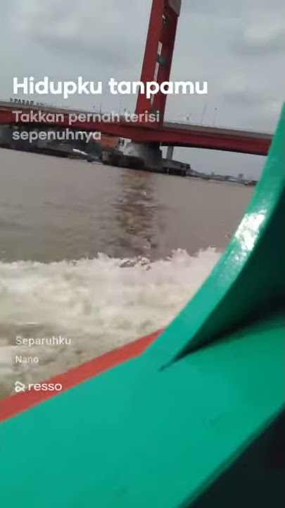 Lagu ngehits |cover Nano-separuhku |story IG real my vedeo |di jembatan ampera