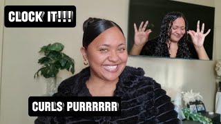 MY CLOCK IT CURLY HAIR ROUTINE || #curls #clockit