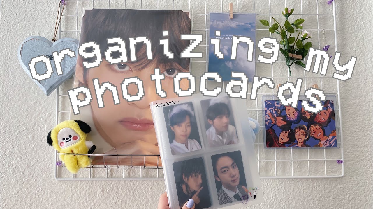 organize & store my bts photocards with me!
