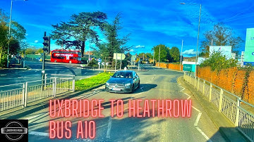 Quick way to Heathrow Join me on London 🚌 A10 to see how fast was it