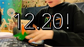 12.20 official square1 average! (+2 out of 11.85)