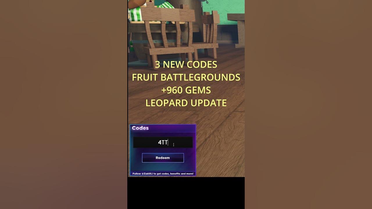 Fruits Battlegrounds Codes (agosto de 2023)