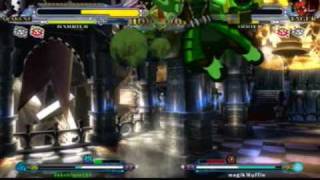 Blazeblue Continuum Shift Arakune Jakeblaze101 Vs Tager Magikmuffin Arakune 107 Hit Combo