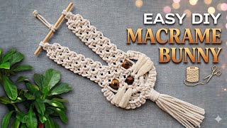 Easy Macrame Bunny | DIY | How to Macrame | Macrame Rabbit | Easter Bunny 