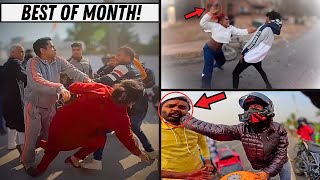 BEST OF MONTH | When Bikers Fight Back, Road Rage &amp; Epic Bikers Moments 2024
