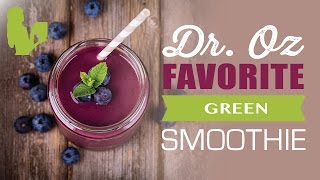 Dr. oz favorite green smoothie recipe. 's 3 day detox plan includes
his recipe (he calls it a shake, but really it's s...