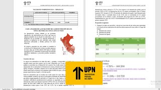 CASO: ANÁLISIS DE LA EVOLUCIÓN DE LA DESNUTRICIÓN DE LOS NIÑOS MENORES DE CINCO AÑOS EN PERÚ