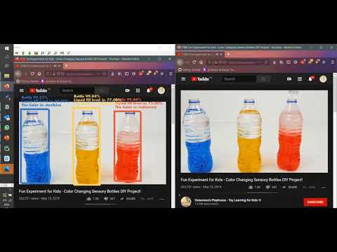 Real-time bottle and cup detection