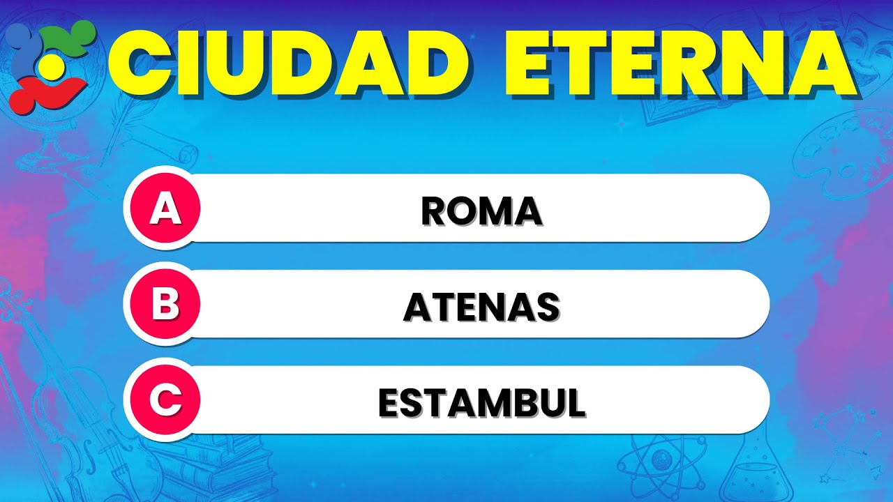 ¿Apruebas este TEST DEFINITIVO de CULTURA GENERAL? 🎓 | Quiz TRIVIA de 50 Preguntas