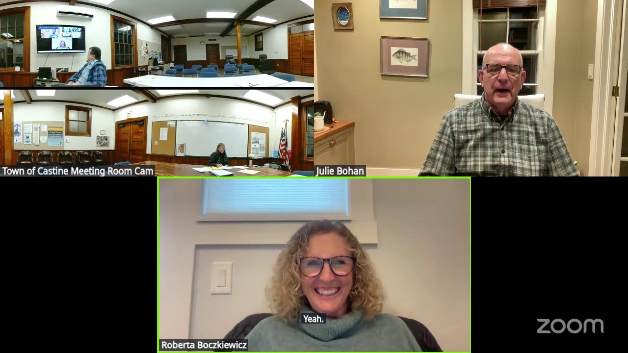 Town of Castine Selectboard Meeting and Work Session Part 2 122925