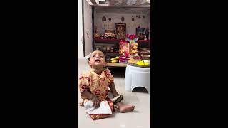 Avyan’s First Ugadi😍 Celebrating Ugadi with family