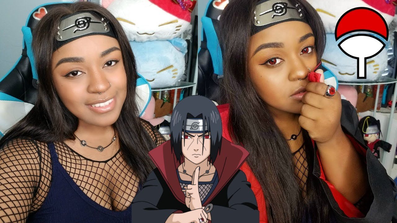 How To Become An Uchiha Itachi Cosplay Sharingan Contact Review Youtube