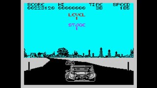 Crazy Cars ZX Spectrum Gameplay