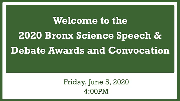 Speech & Debate Awards and Convocation