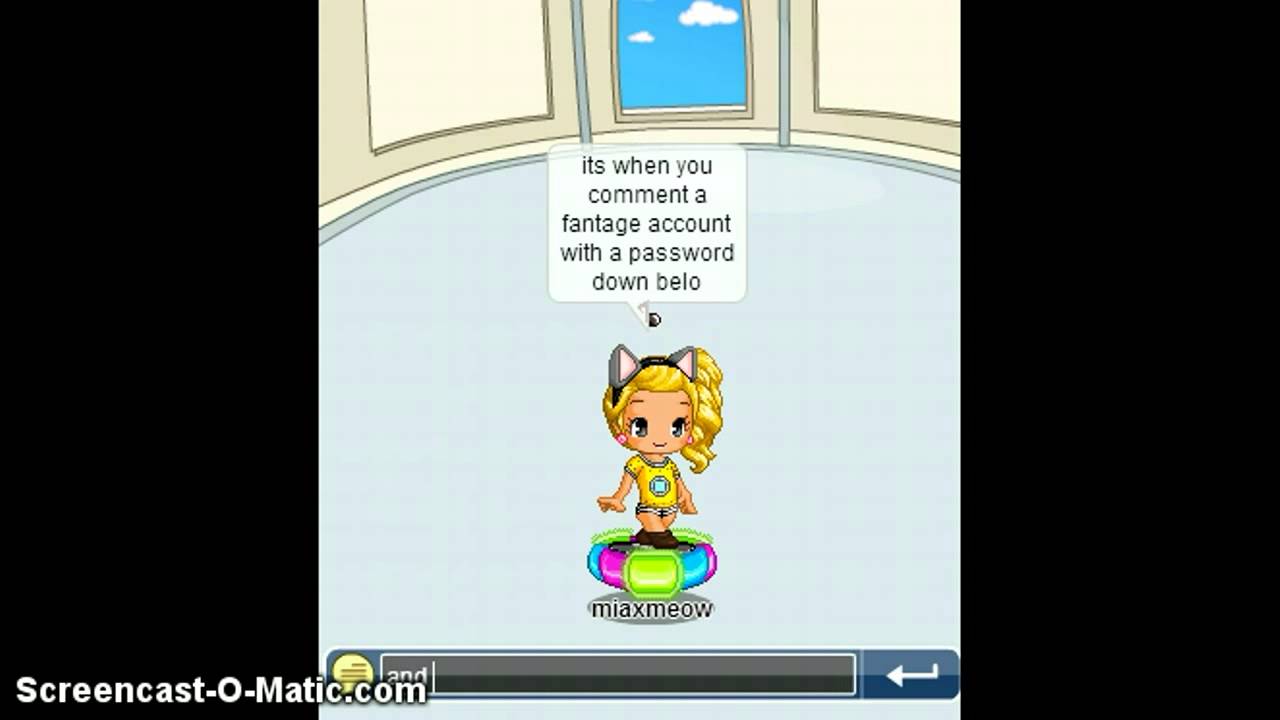 Fantage Password Box July 2013 - YouTube
