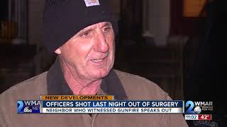 Officers shot last night in Anne Arundel County out of surgery