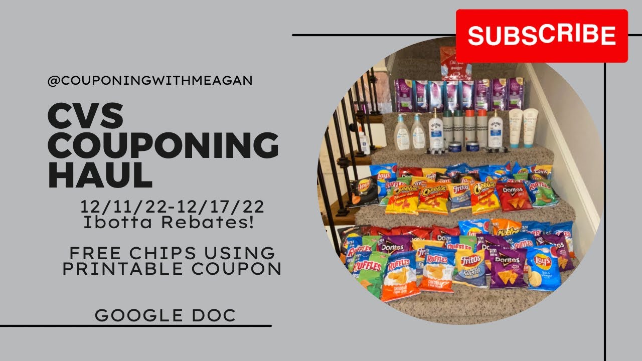 CVS Couponing Haul! 12/11/22-12/17/22! Free Chips with Printable Coupon ...