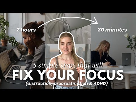 Change your life in 6 months (my focus routine) | beating procrastination & distraction