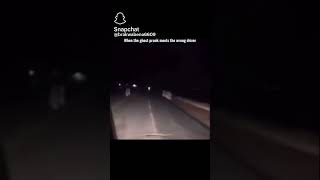 when ghost prank the wrong driver || #ghost #funny #moments #whiteghost