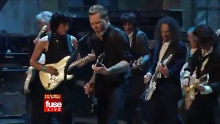 JEFF BECK, JIMMY PAGE, RON WOOD, JOE PERRY &amp; METALLICA - Train Kept A Rollin&#39;