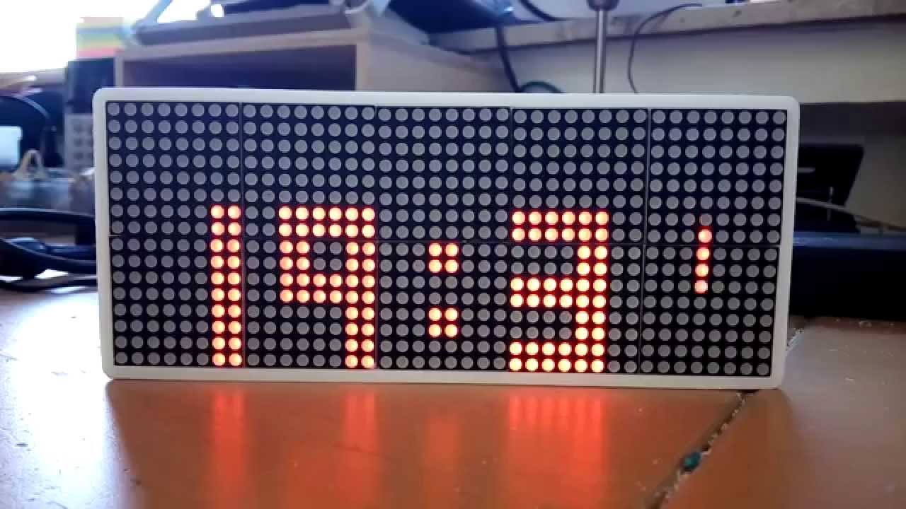 Mini Tetris Clock with Arduino - YouTube