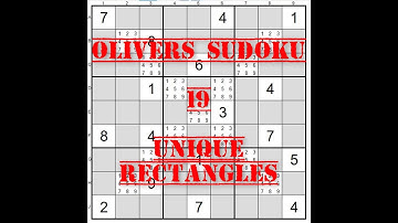 19 Sudoku Unique Rectangles