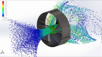 SolidWorks Flow Simulation.  Air Flow Velocity Analysis