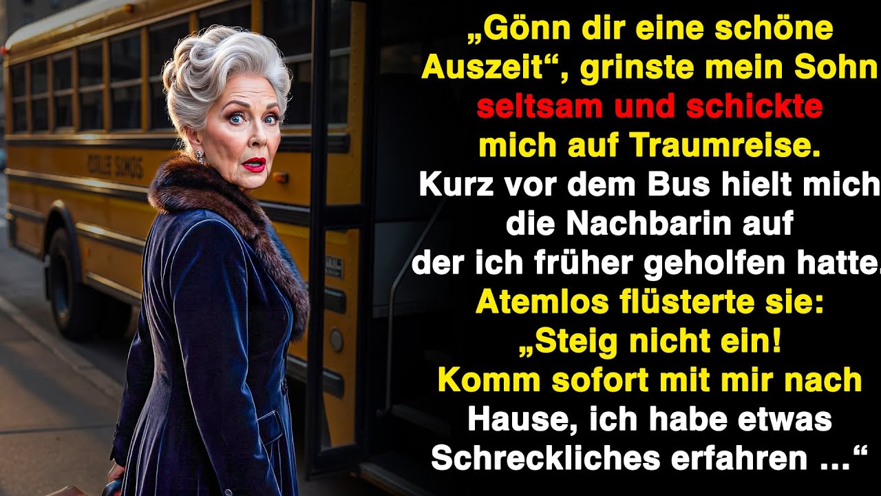 „Gönn dir eine schöne Auszeit“, grinste mein Sohn seltsam und schickte mich auf Traumreise...