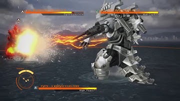 GODZILLA PS4: Type-3 Kiryu vs Burning Godzilla and MechaGodzilla 1975