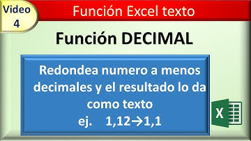 04 funcion excel texto: DECIMAL