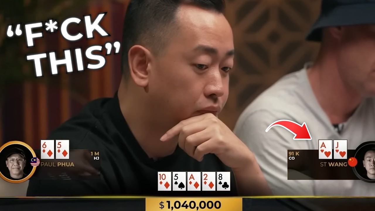 Chinese Millionaire LOSES OVER $1,000,000 in just 5 HANDS!