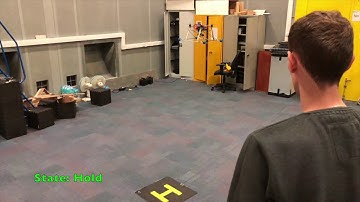 Vision Based Autonomous Landing on a Moving Target - Test 3