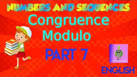 Congruence Modulo | Numbers and Sequences |Part 7| English | Educator Keet