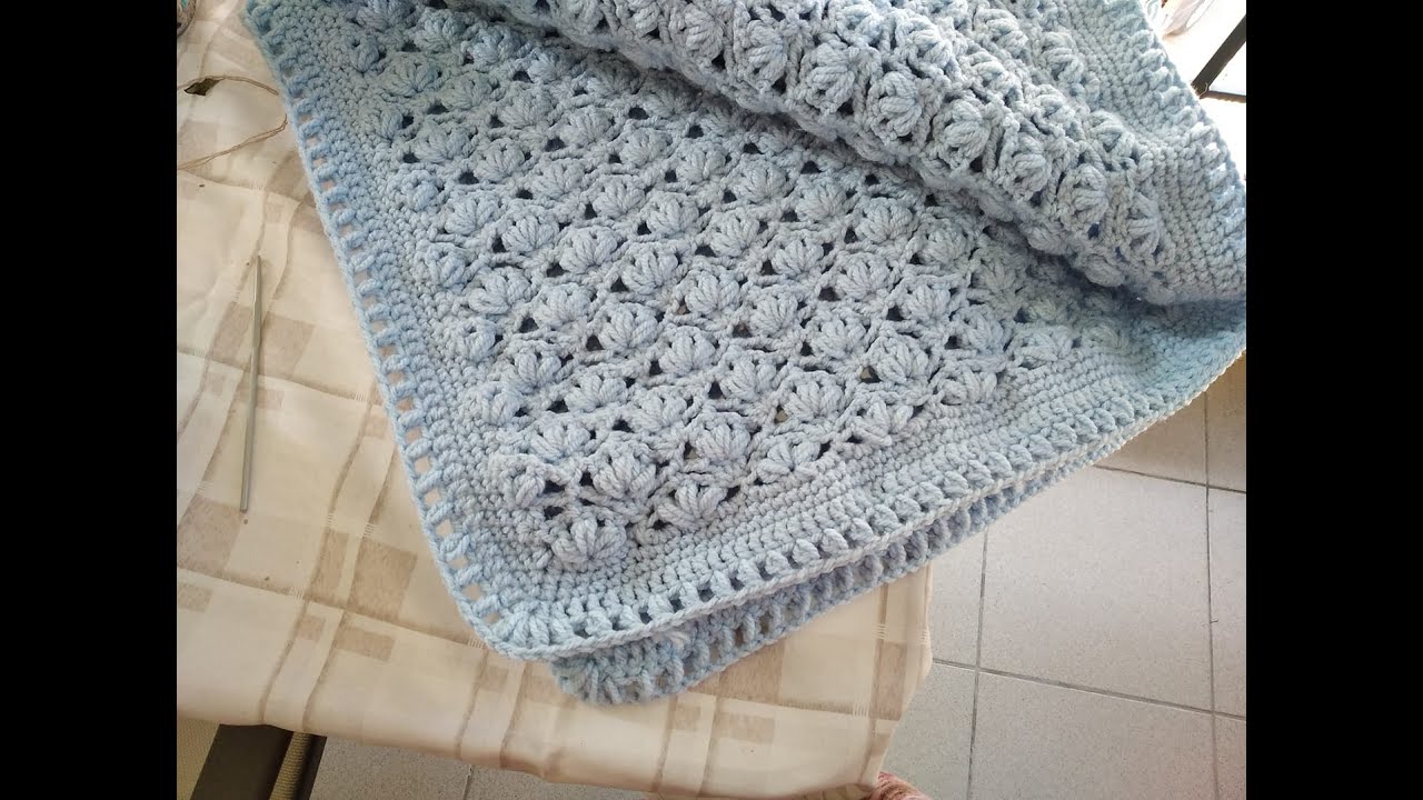 Παιδική κουβέρτα με το βελονάκι ..crochet baby blanket tutorial. Irene  crochet - YouTube