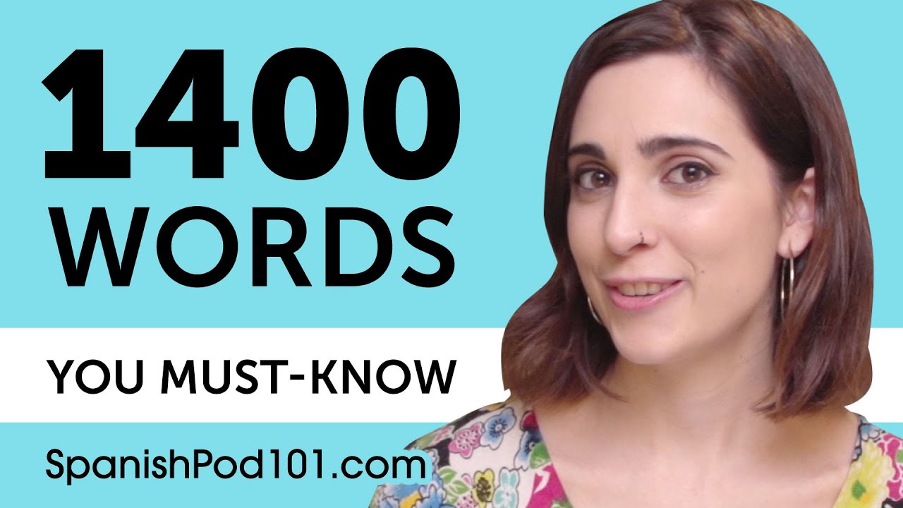 1400 Words Every Spanish Beginner Must Know - YouTube