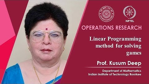 Linear Programming method for solving games