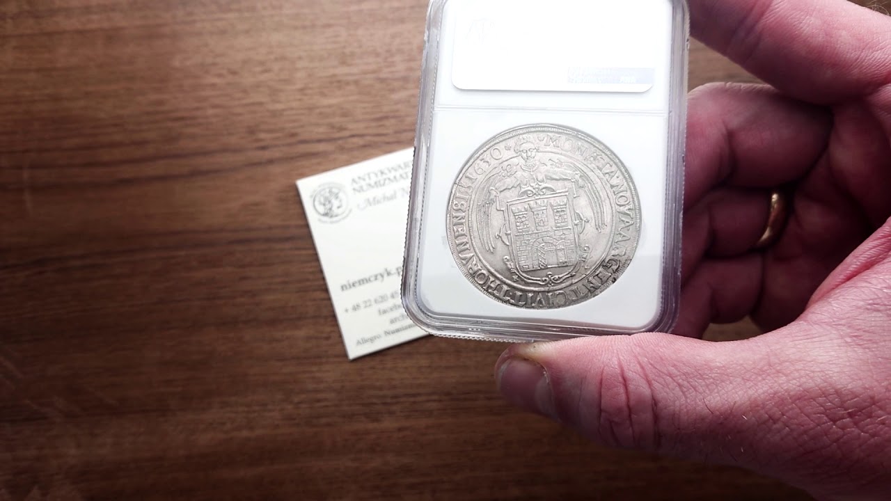 Zygmunt III Waza. Talar H-L 1630, Toruń NGC UNC - WYŚMIENITY - www.aukcjamonet.pl