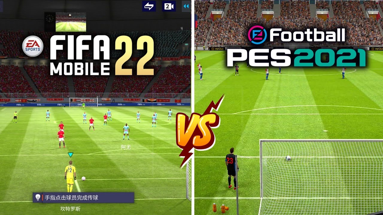Which mobile game is better, FIFA Mobile 21 or eFootball PES 2021