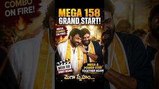 Mega 158 Pooja Ceremony Grand Launch 🔥 | Pawan Kalyan First Clap | Chiranjeevi x Bobby
