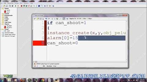 Cara bikin game shooting dengan Game Maker