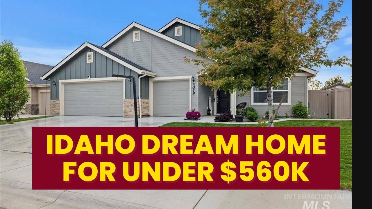 Idaho Dream Home Tour in Star 4Bedroom Gem Near Boise Under 560K