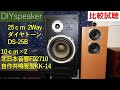 【北日本音響10cm2発で25cm2ウェイに挑戦】既製品ダイヤトーンDS-25Bに自作共鳴管KK-14が挑む