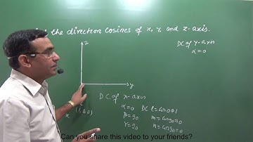 Class 12 MathsThree Dimensional Geometry Direction Cosines NCERT Exercise 11.1 Exam4 R B Classes