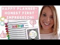 happy planner classic first impressions | Me and my big ideas happy planner  review