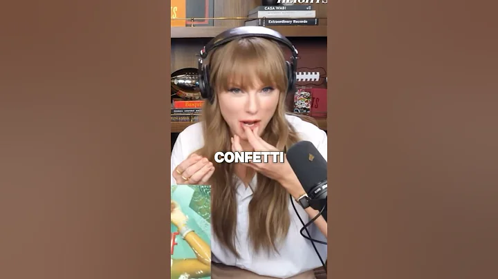 Taylor Swift CAUGHT confetti in her mouth with her Boyfriend #taylorswift