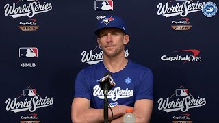 2025 World Series: Chris Bassitt defends Max Scherzer's reputation & discusses friendship with him