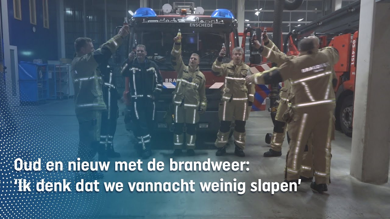 Met de brandweer nieuwjaarsnacht 'vieren' | RTV Oost