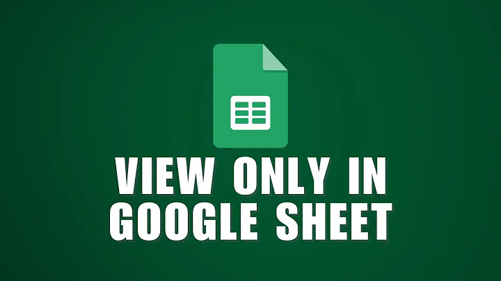 ❤ BEGINNER'S GUIDE: [Google Sheets] How To Edit View Only And Comment Only Files In Google Sheets.