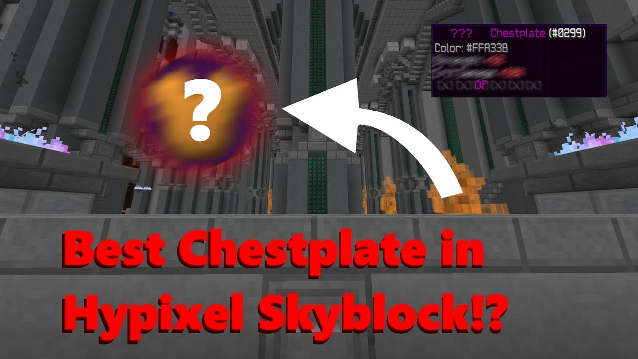 The BEST CHESTPLATE in Hypixel Skyblock?! YouTube