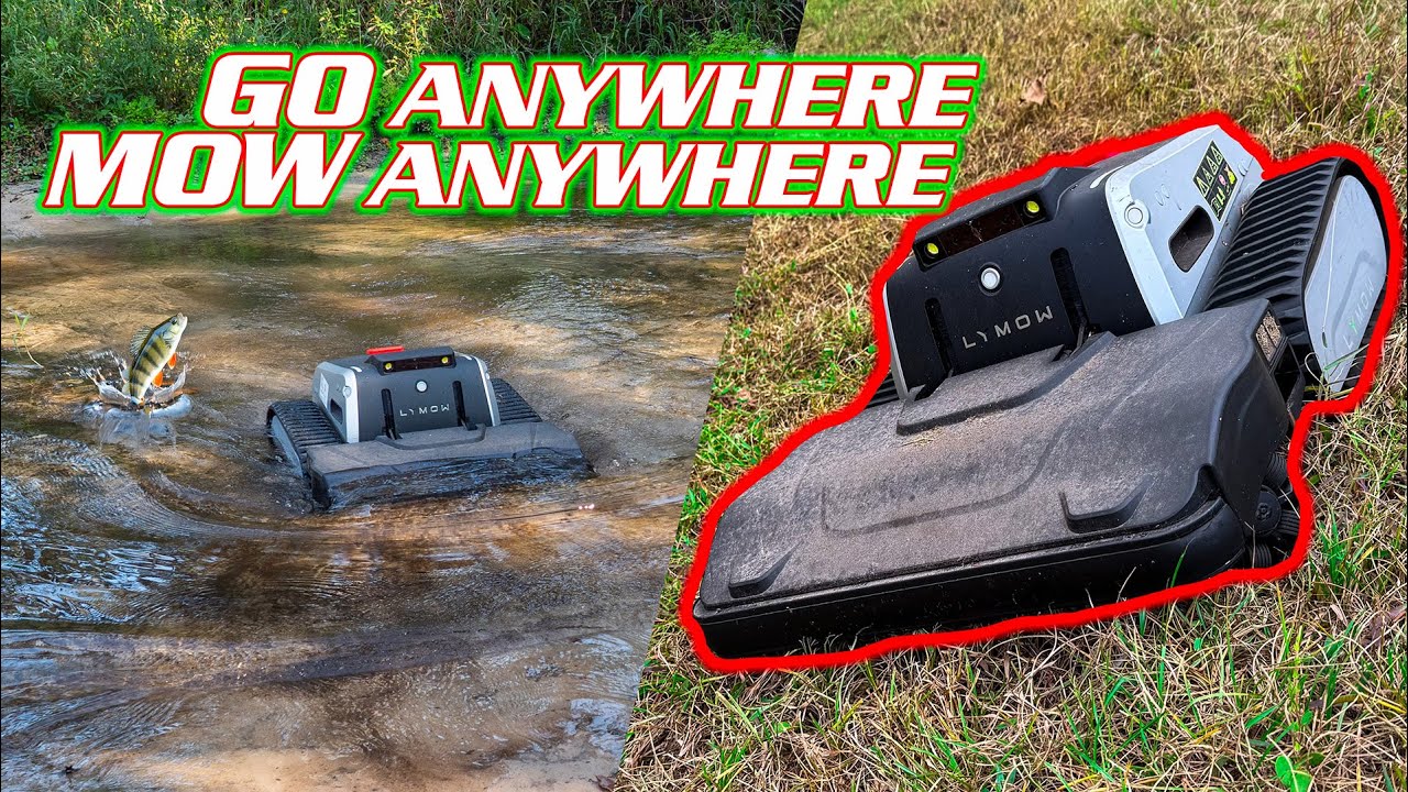 MowZILLA! Универсальная роботизированная газонокосилка LYMOW One с НАСТОЯЩИМИ ножами